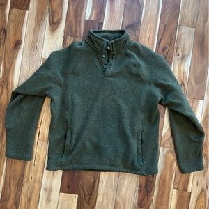 Cabela’s quarter button mock neck pullover